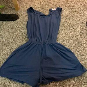 Pink Lily, medium romper with tank top and shorts bottom.